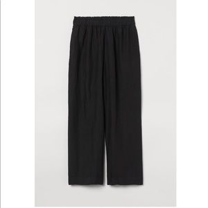 H&M wide leg, high waist pull on pants
